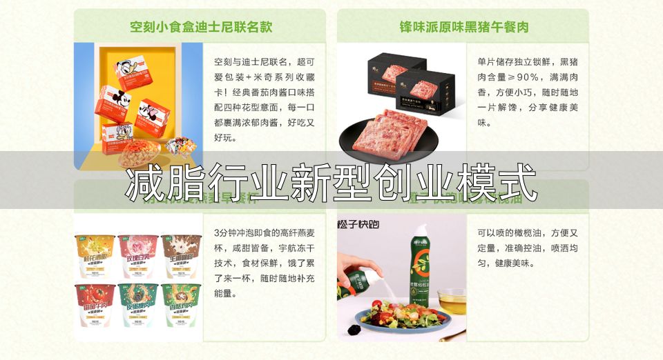 轻食市场规模趋势_减脂行业新型创业模式_轻食产品新趋势分析