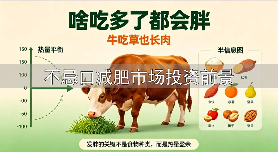 减肥误区_热量盈余_不忌口减肥市场投资前景